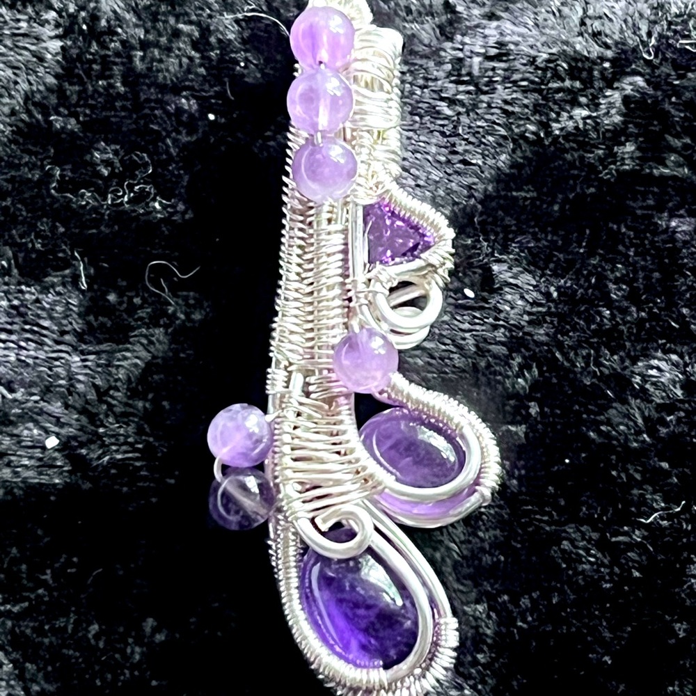 Real amethyst pendant